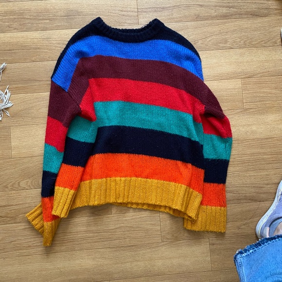 urban outfitters rainbow cardigan